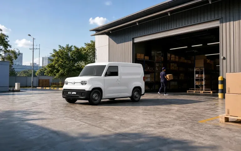EC Van – Bốc xếp hàng tại kho
