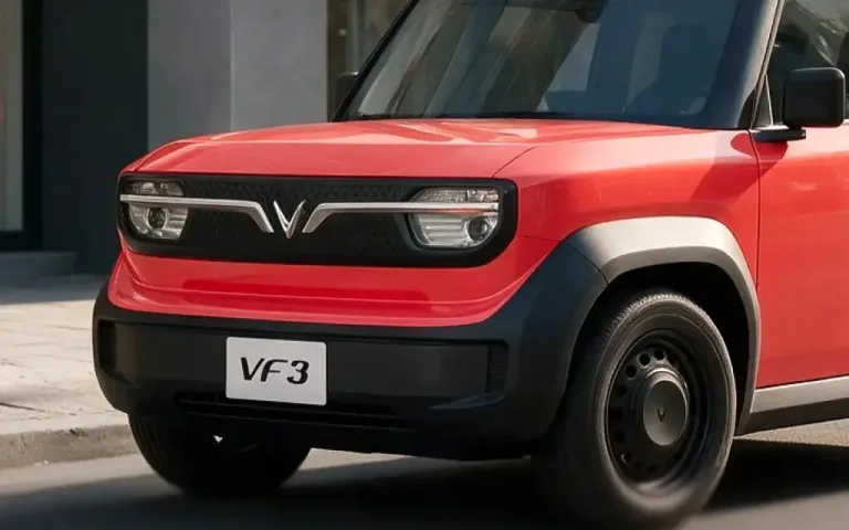 VF 3 &ndash; Mặt trước với dải đ&egrave;n chữ V
